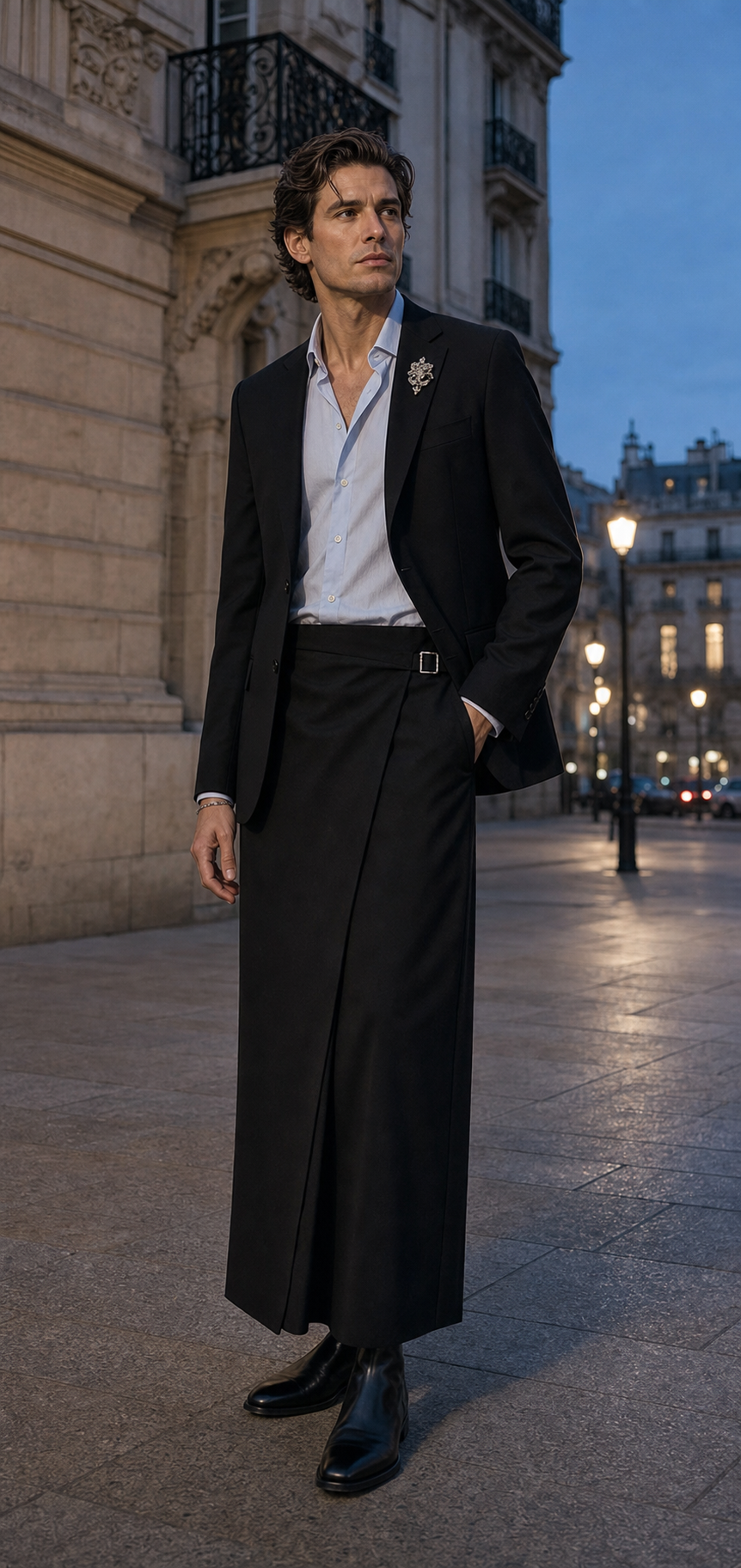 Brooch Column Evening